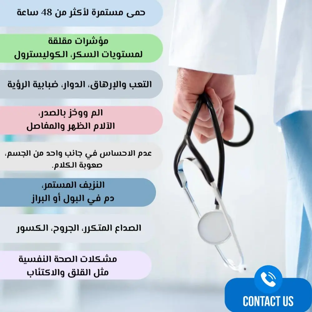 متى تحتاج زيارة عيادة الطب العام؟